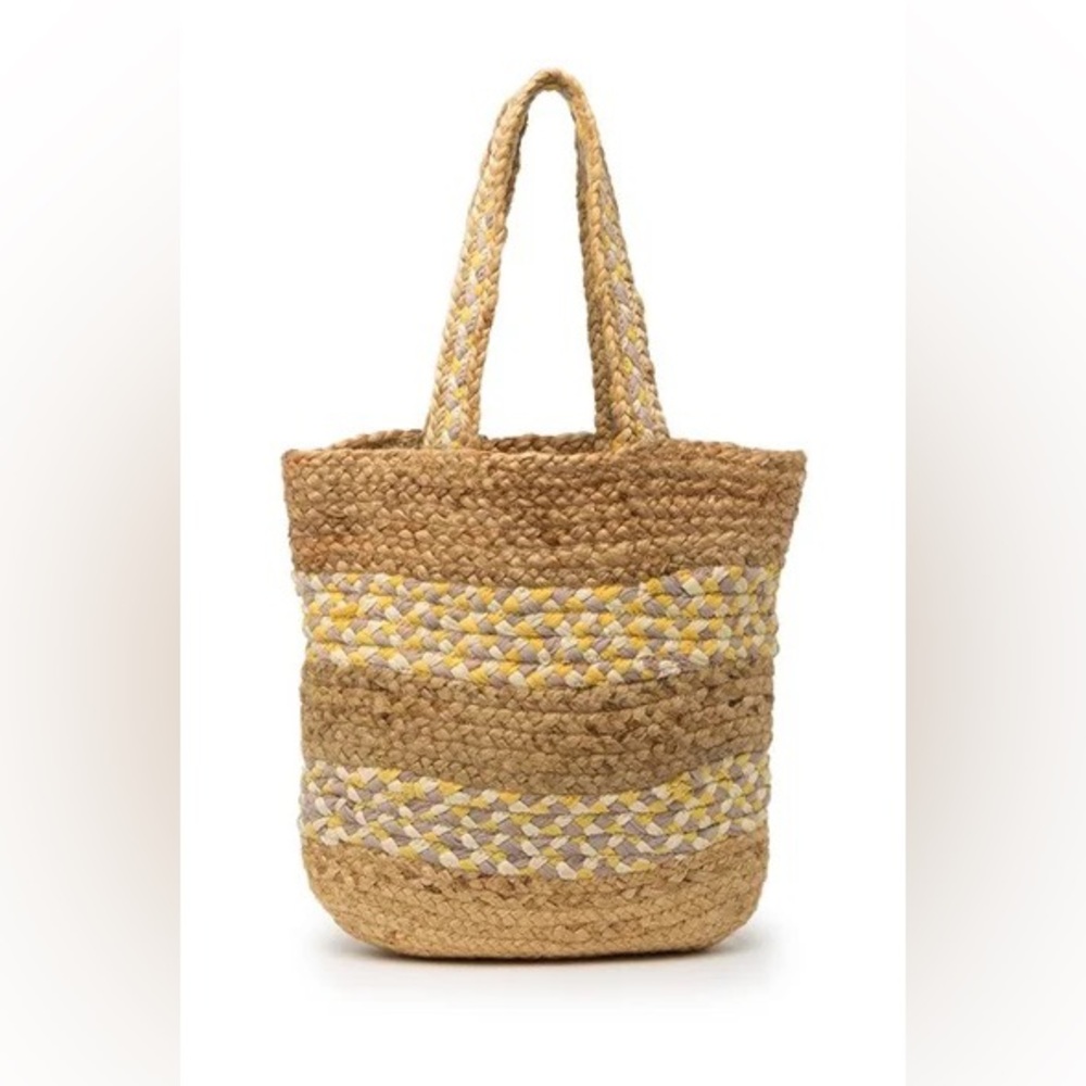Sondra Roberts Woven Raffia Tote
